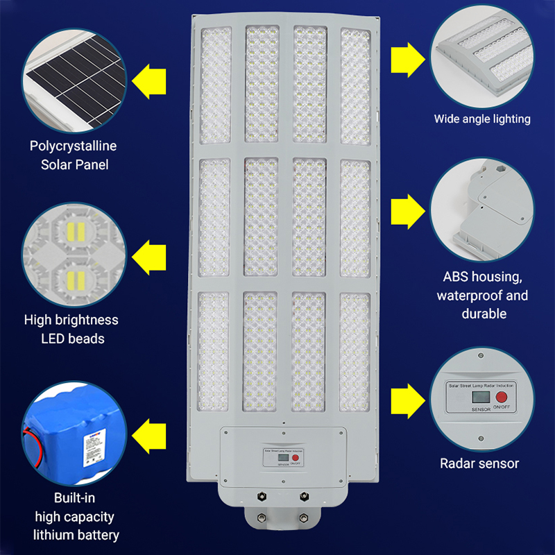 មិនជ្រាបទឹក អំពូល LED ថាមពលពន្លឺព្រះអាទិត្យ 1000w 1200w 1500w 