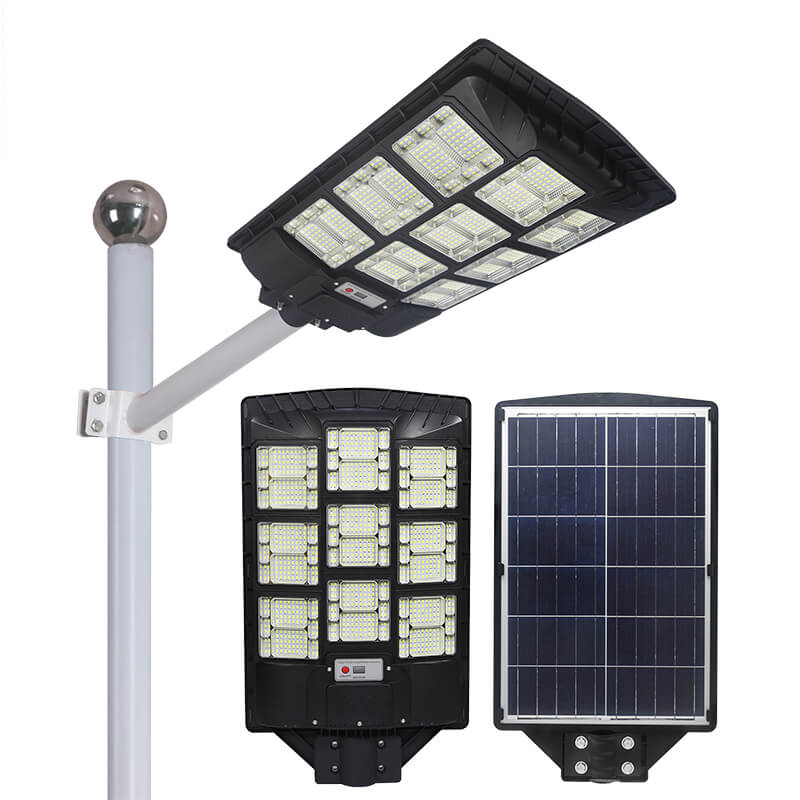 មិនជ្រាបទឹក 100w 200w 300w Integrated Led Panel Solar Panel Light Street