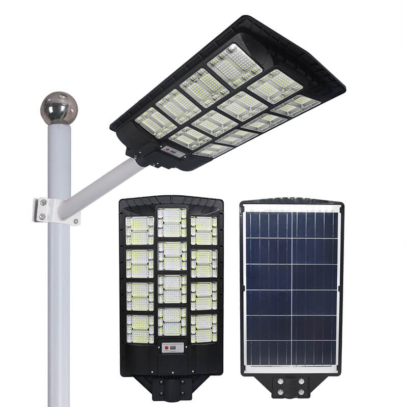 មិនជ្រាបទឹក 100w 200w 300w Integrated Led Panel Solar Panel Light Street