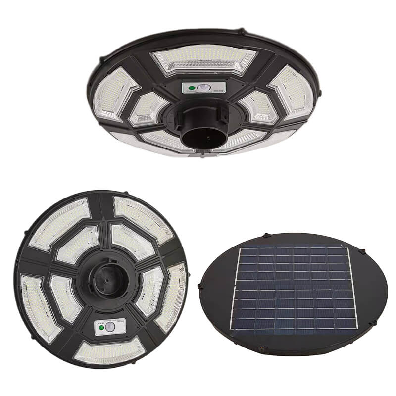 UFO Solar Power Light Street ជាមួយឧបករណ៍ចាប់សញ្ញាចលនា