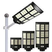 High Lumen Solar Street Lamp Motion Sensor 100w 200w 300w All in One Led Solar Street Light