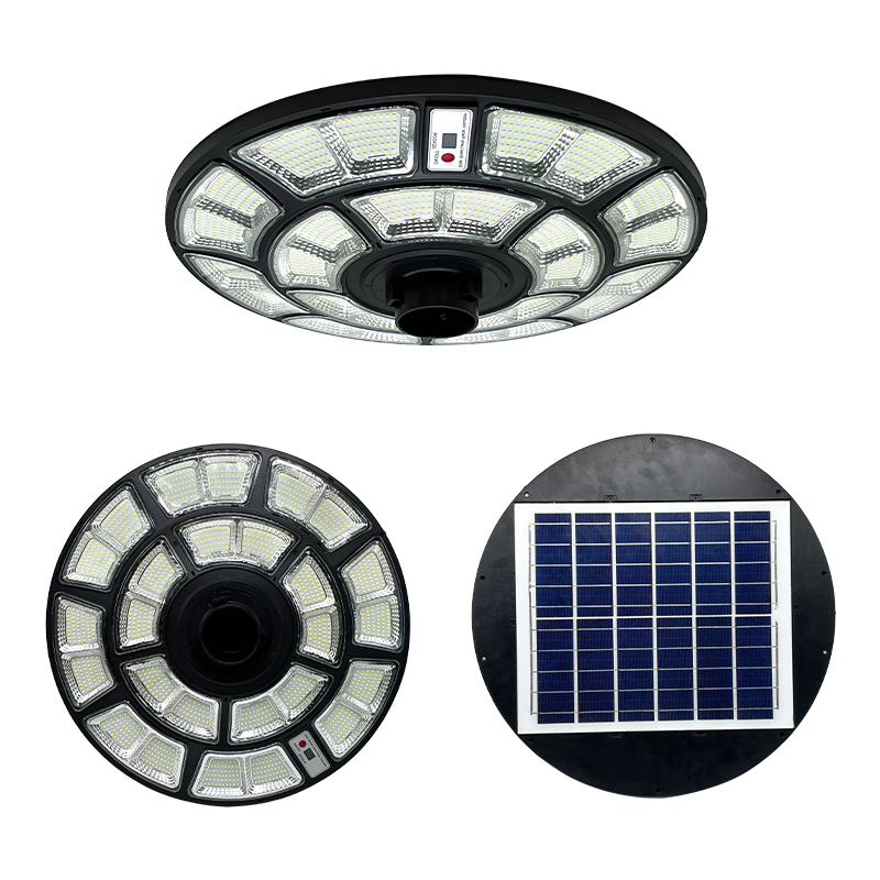 ឧបករណ៍ចាប់សញ្ញាចលនា 500W UFO Led Solar Street Light 